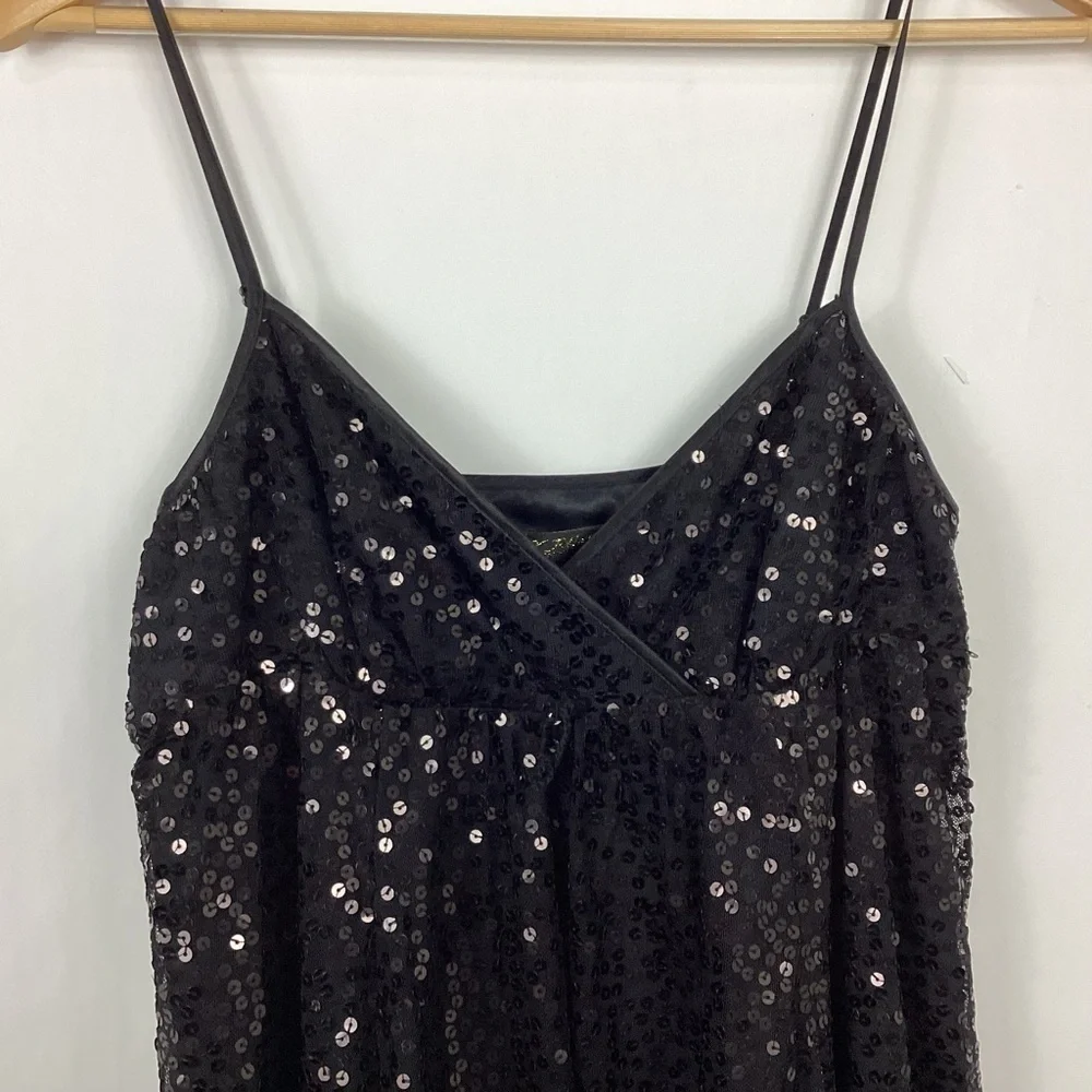 Betsey Johnson Evening Sequin Babydoll Dress Size 2 NWT - Picture 2 of 8